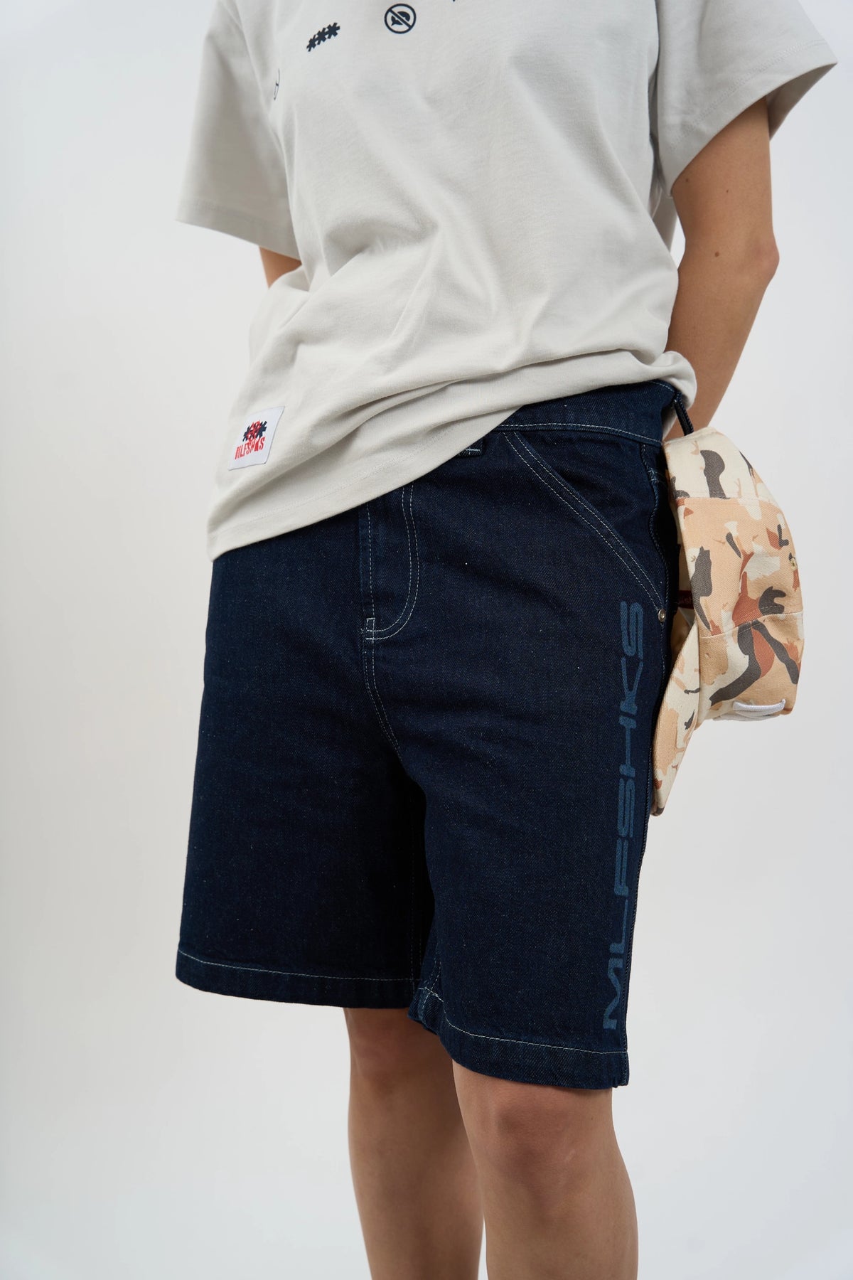 BIG POCKETS DENIM SHORTS INDIGO