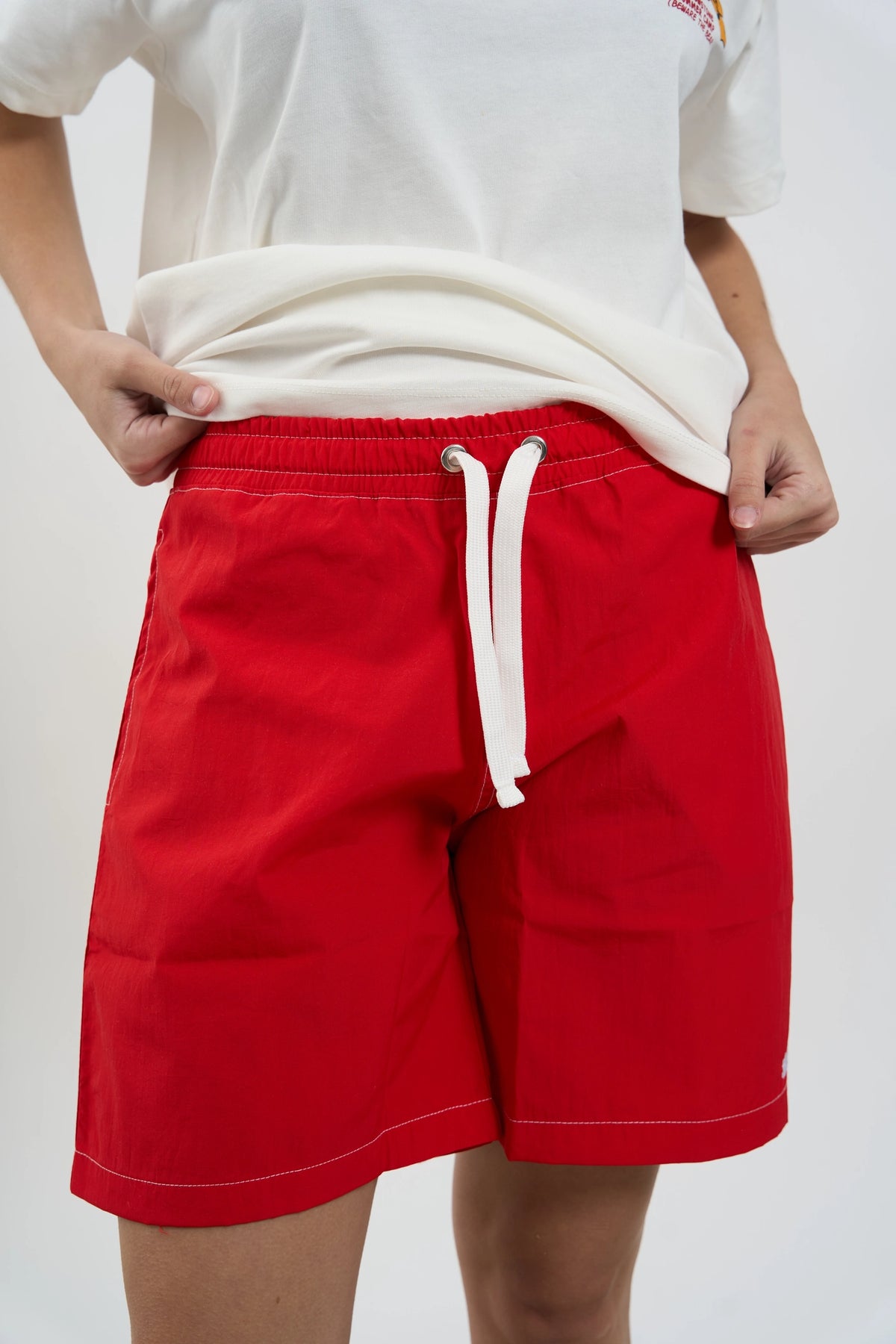 DAILY RED SWIMSHORTS