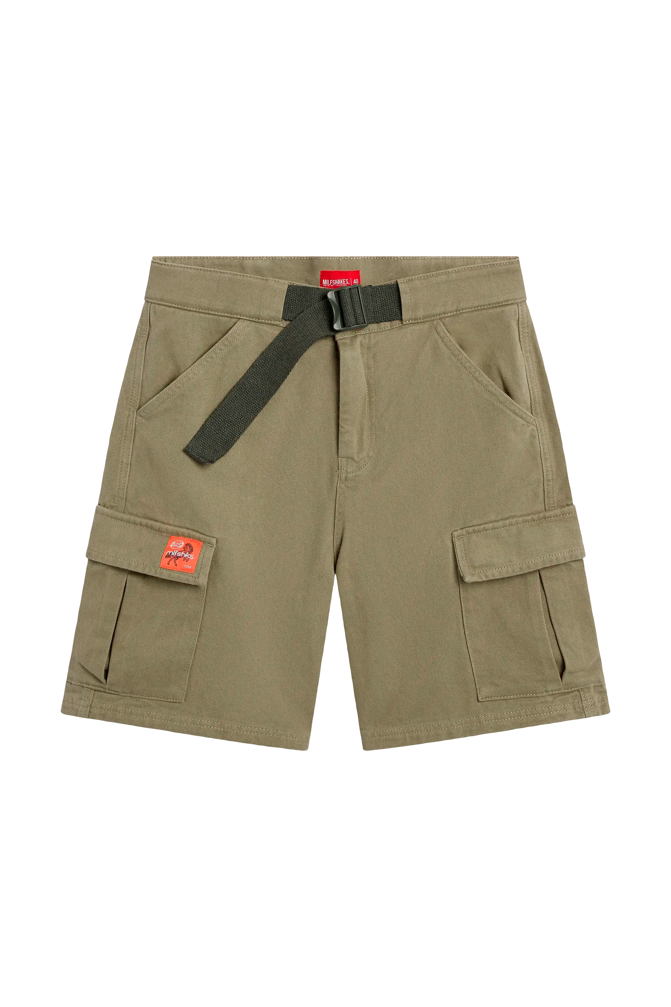 OLIVE CARGO SHORTS