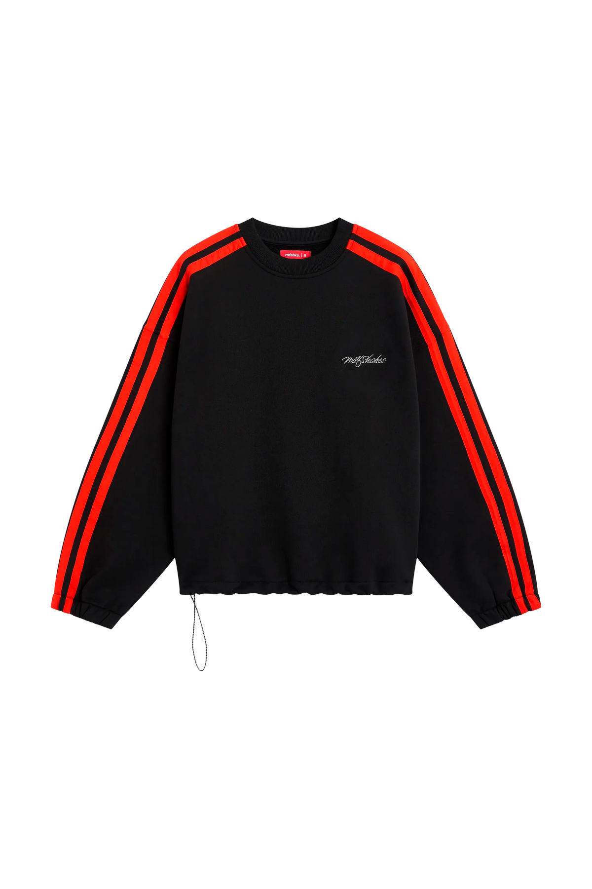 CREWNECK STRIPES BLACK