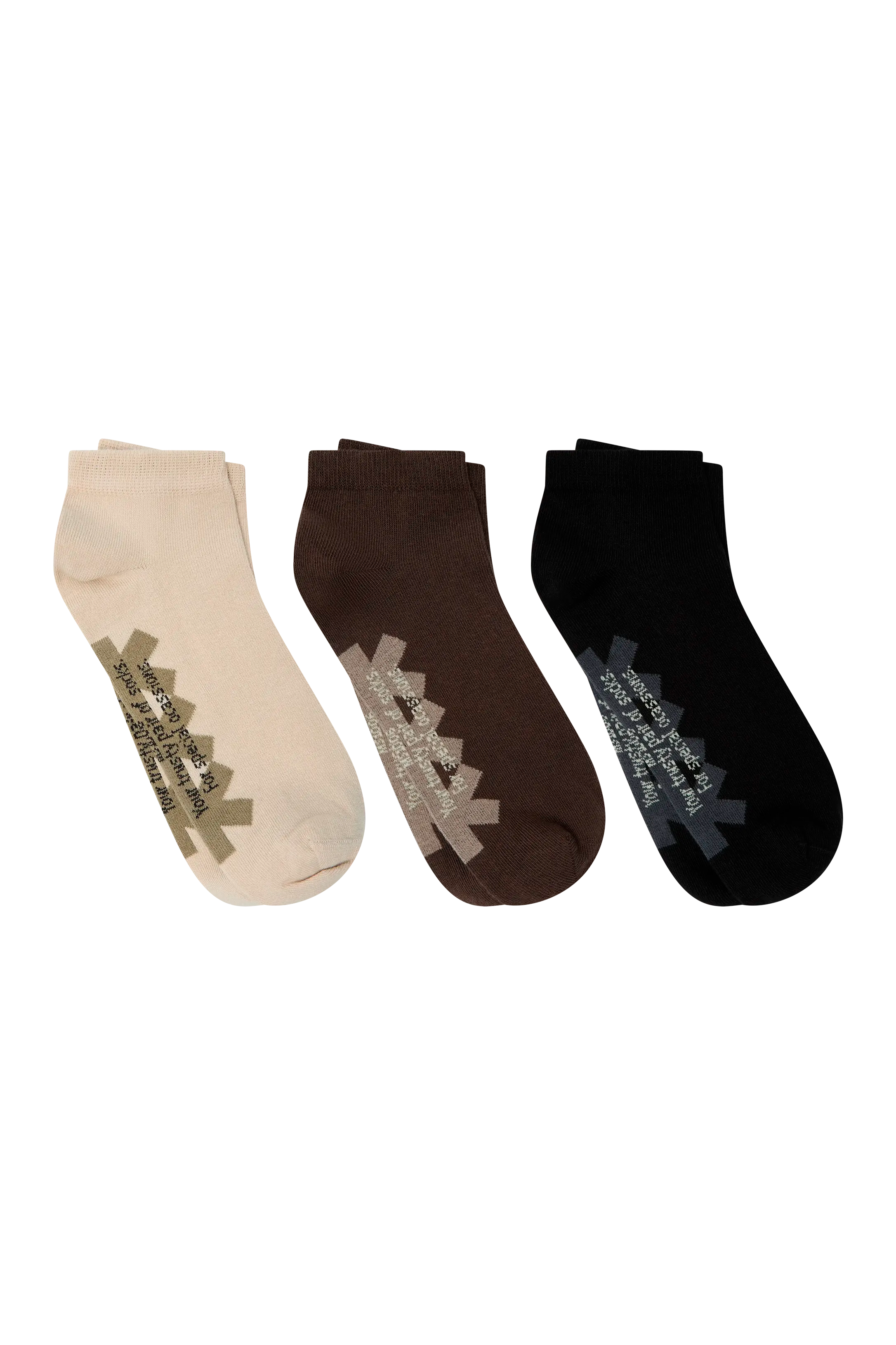 SHORTSOCKS 3 PACK