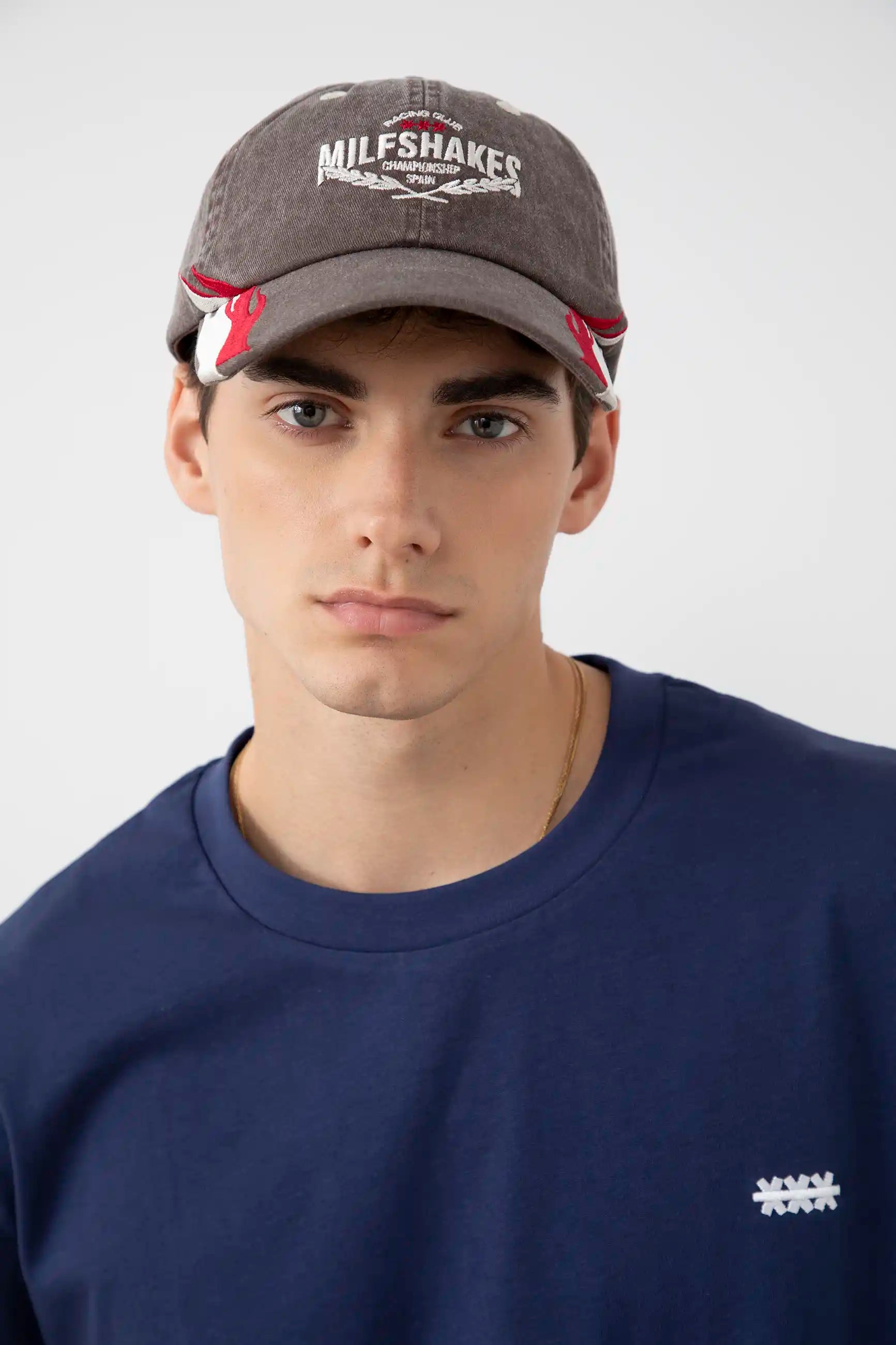 BROWN FLAMES CAP