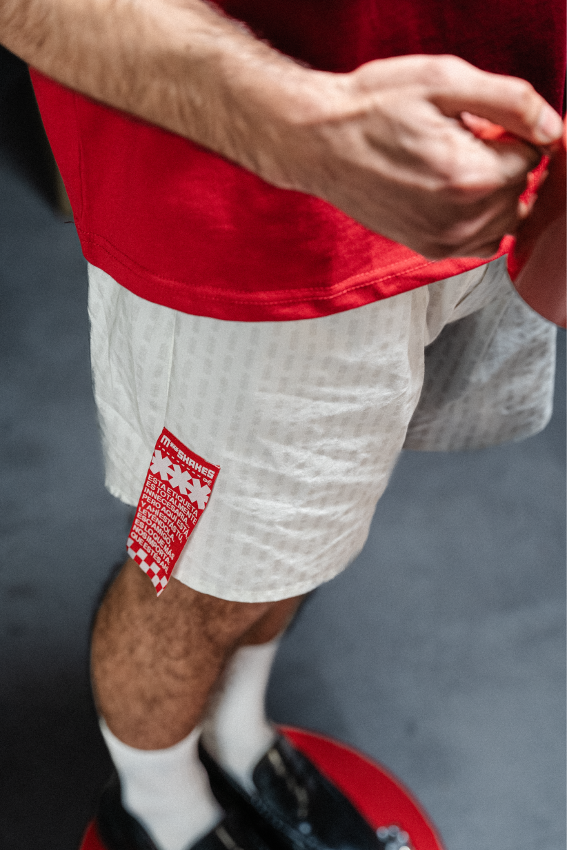 RETRO GREY ASTERISKS BOXER